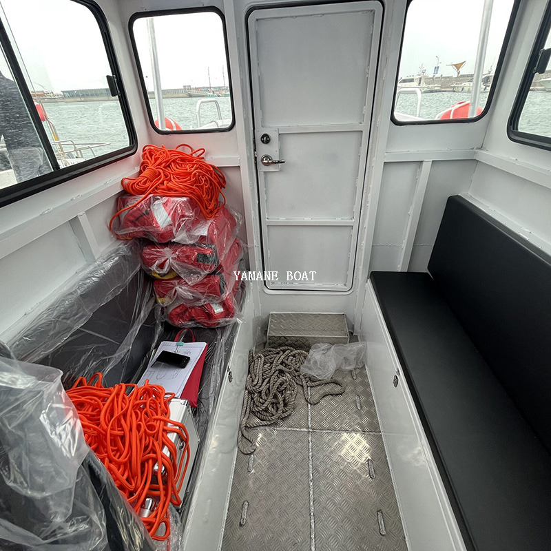 Barco de trabajo de rescate de buceo piloto de patrulla de aluminio de 9,55 m