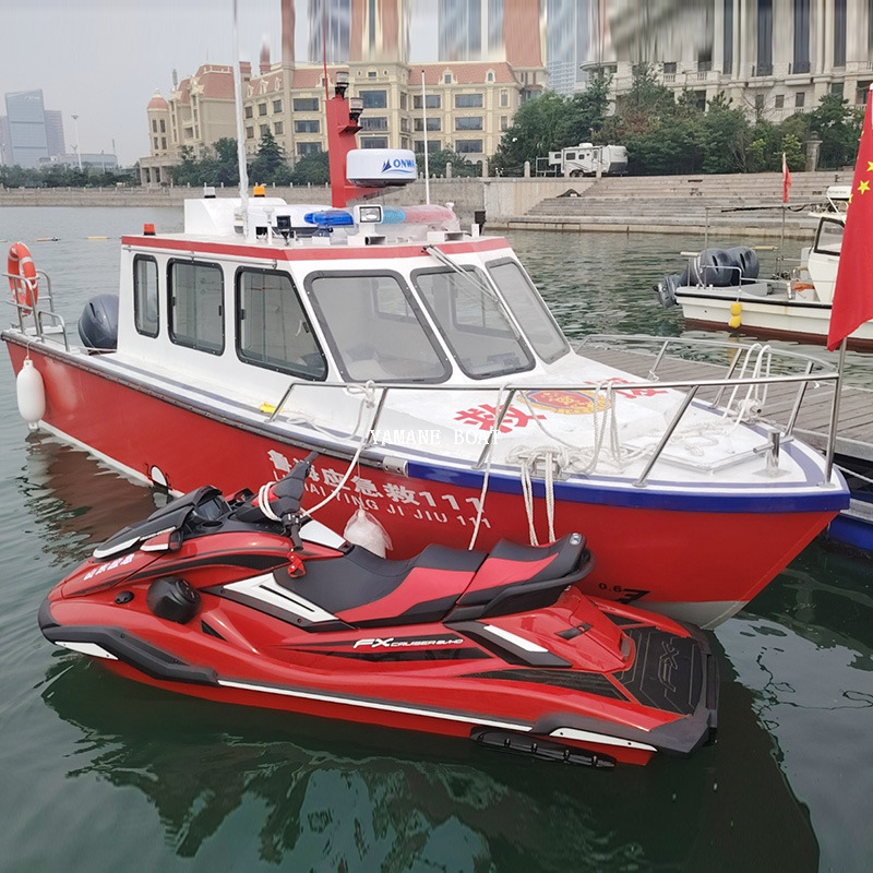 Policía de barco de trabajo de rescate piloto de patrulla de aluminio de 8,76 m