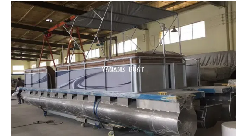 bote pont&oacute;n de aluminio