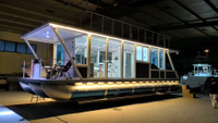 Casa barco pontón de aluminio