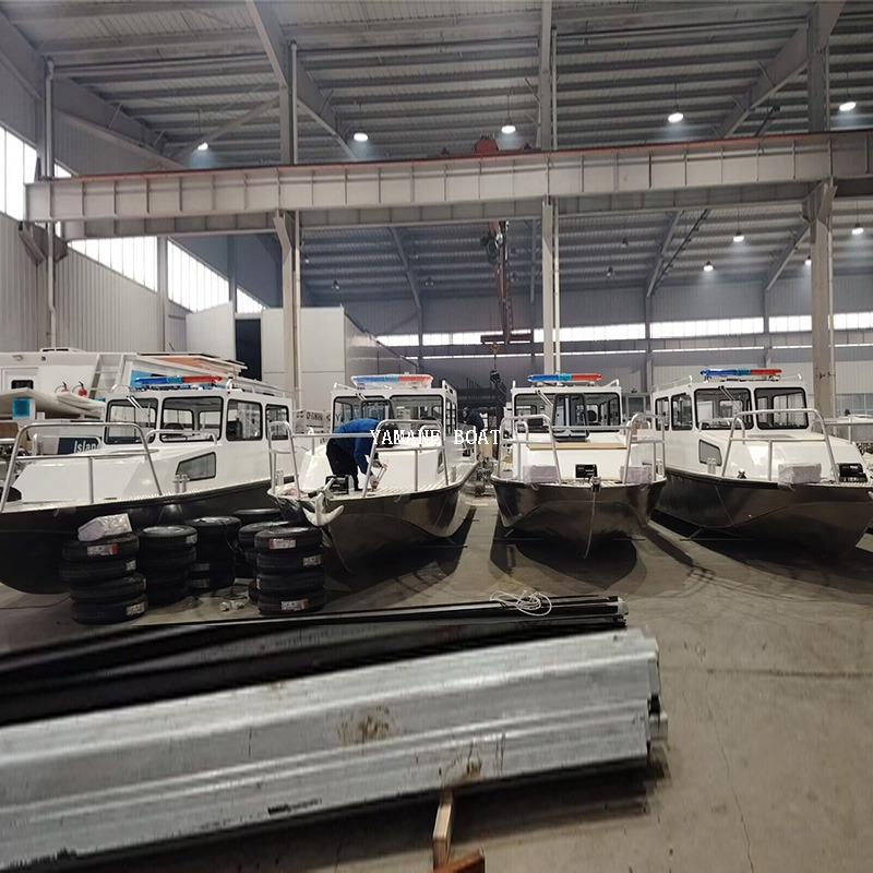 Barco de trabajo de rescate de buceo piloto de patrulla de aluminio de 9,55 m