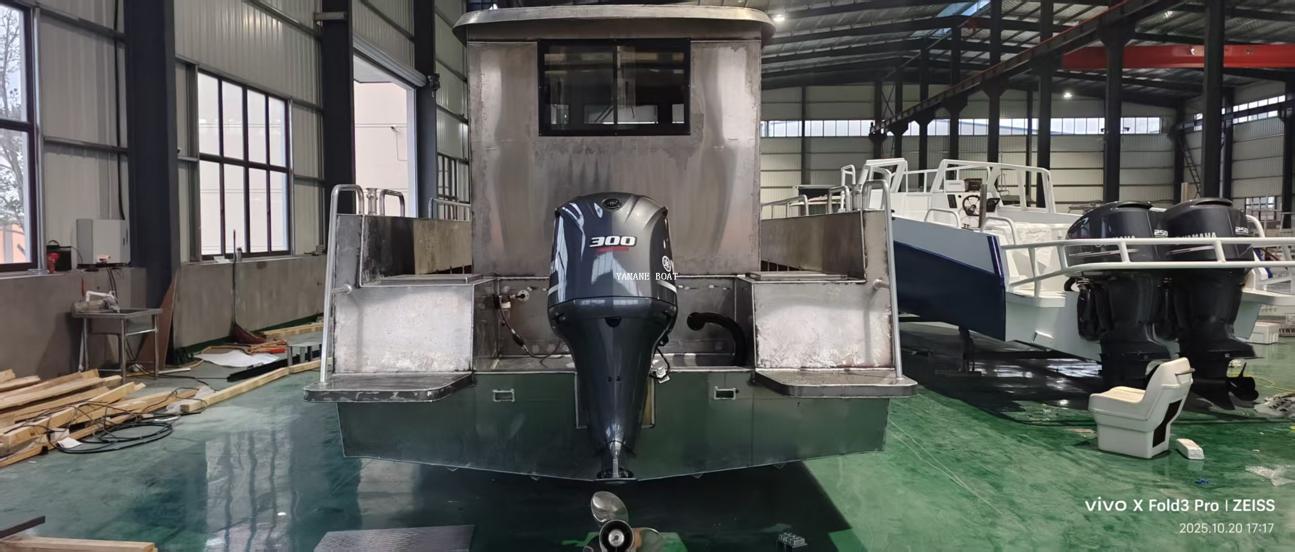 Lancha de desembarco mediana de aluminio marino