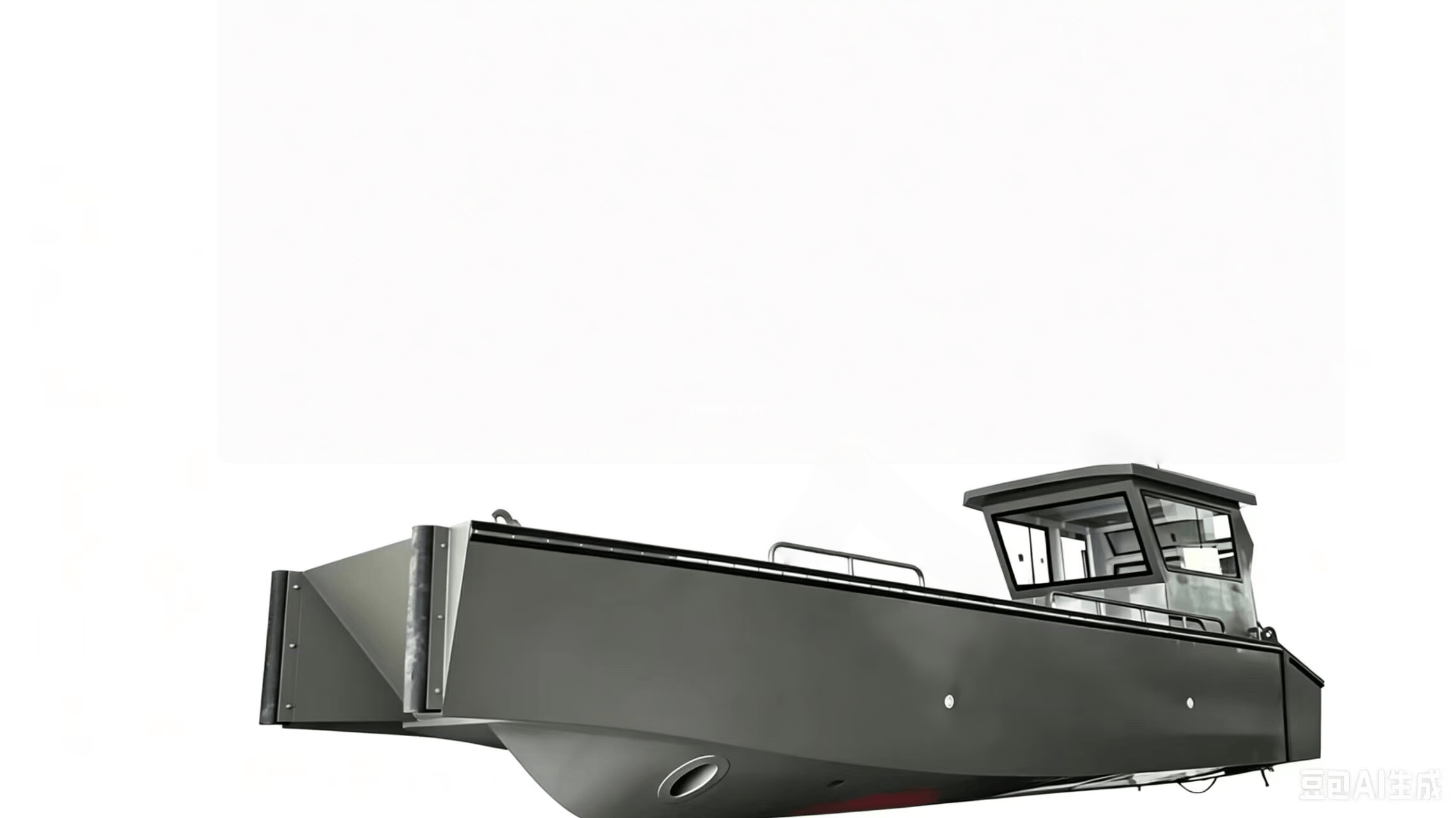 Ce aprobar 10m de barco de desembarco de aluminio con punta de goma para el trabajo 