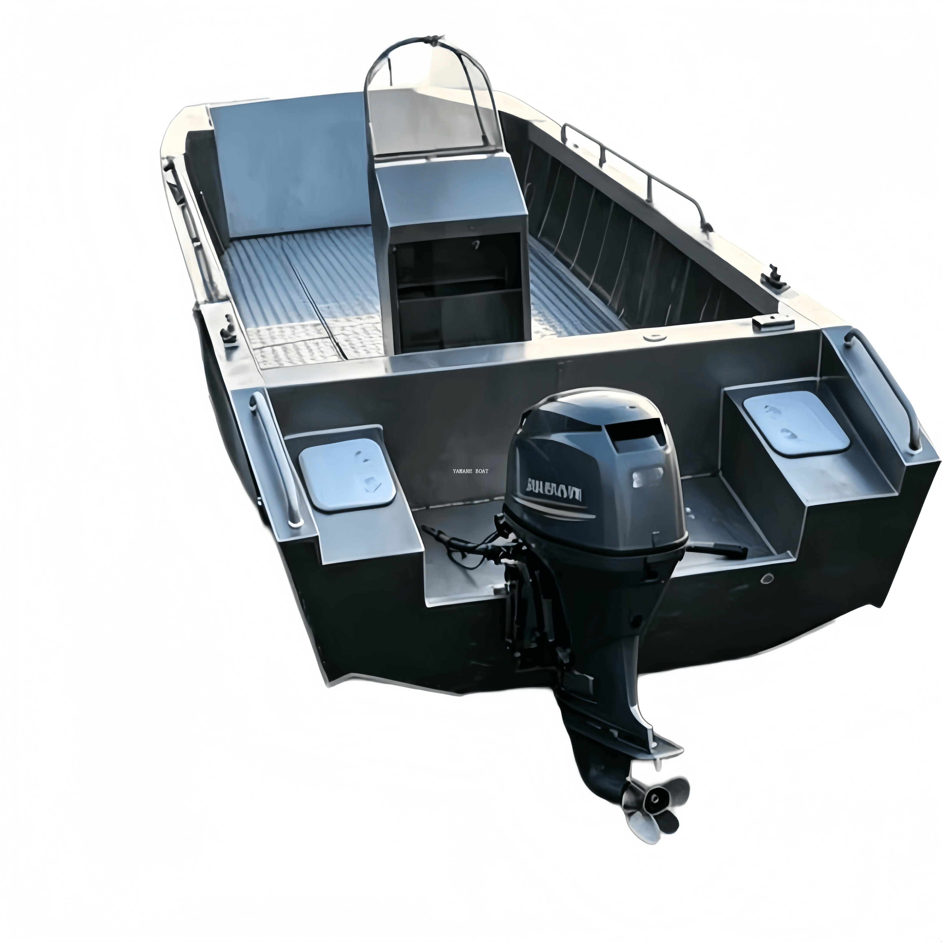 Barco de desembarco de aluminio de 27 pies con techo en forma de T para Canadá 
