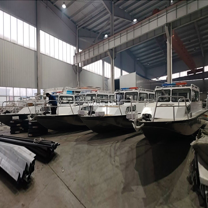 Barco de trabajo de rescate de buceo piloto de patrulla de aluminio de 9,55 m