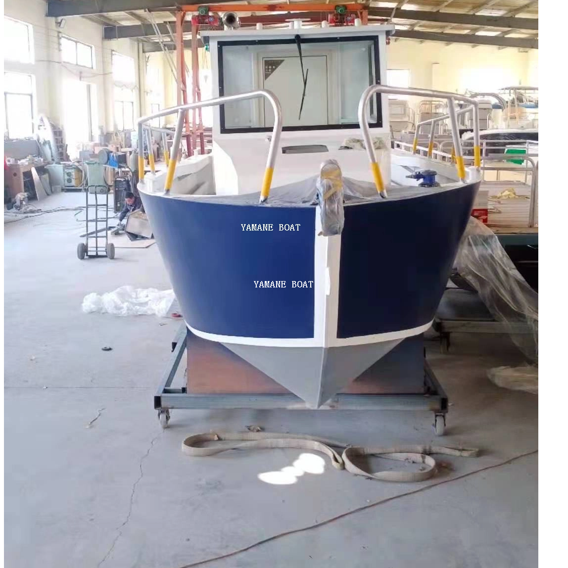 Barco de ocio de pesca con cabina completa de aluminio de 7m y 23 pies
