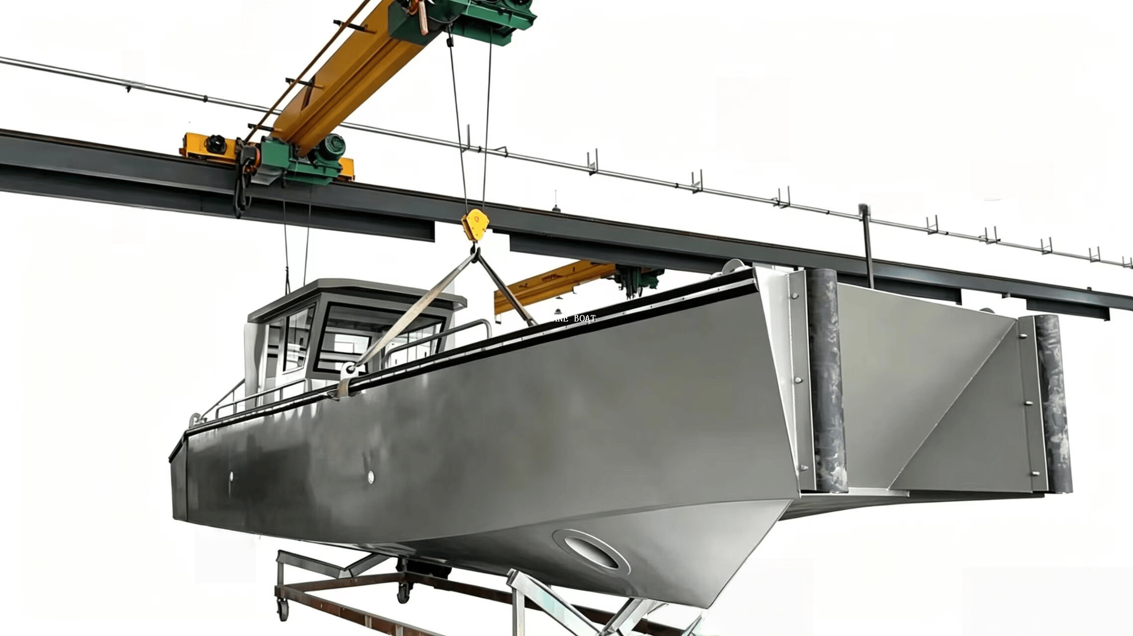 Ce aprobar 10m de barco de desembarco de aluminio con punta de goma para el trabajo 