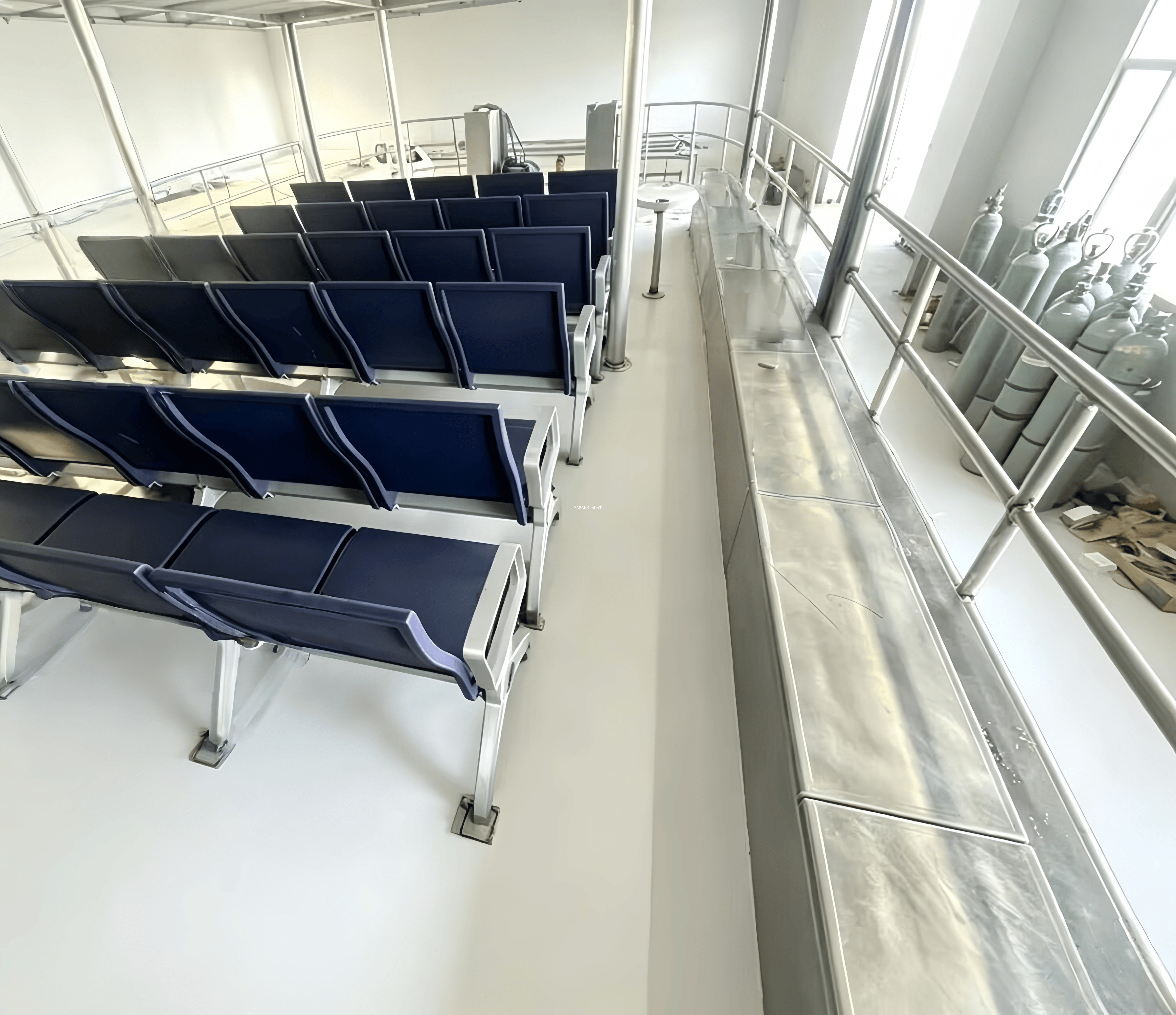 Barco de pasajeros catamarán de aluminio de 50 pies para visitas turísticas y turismo