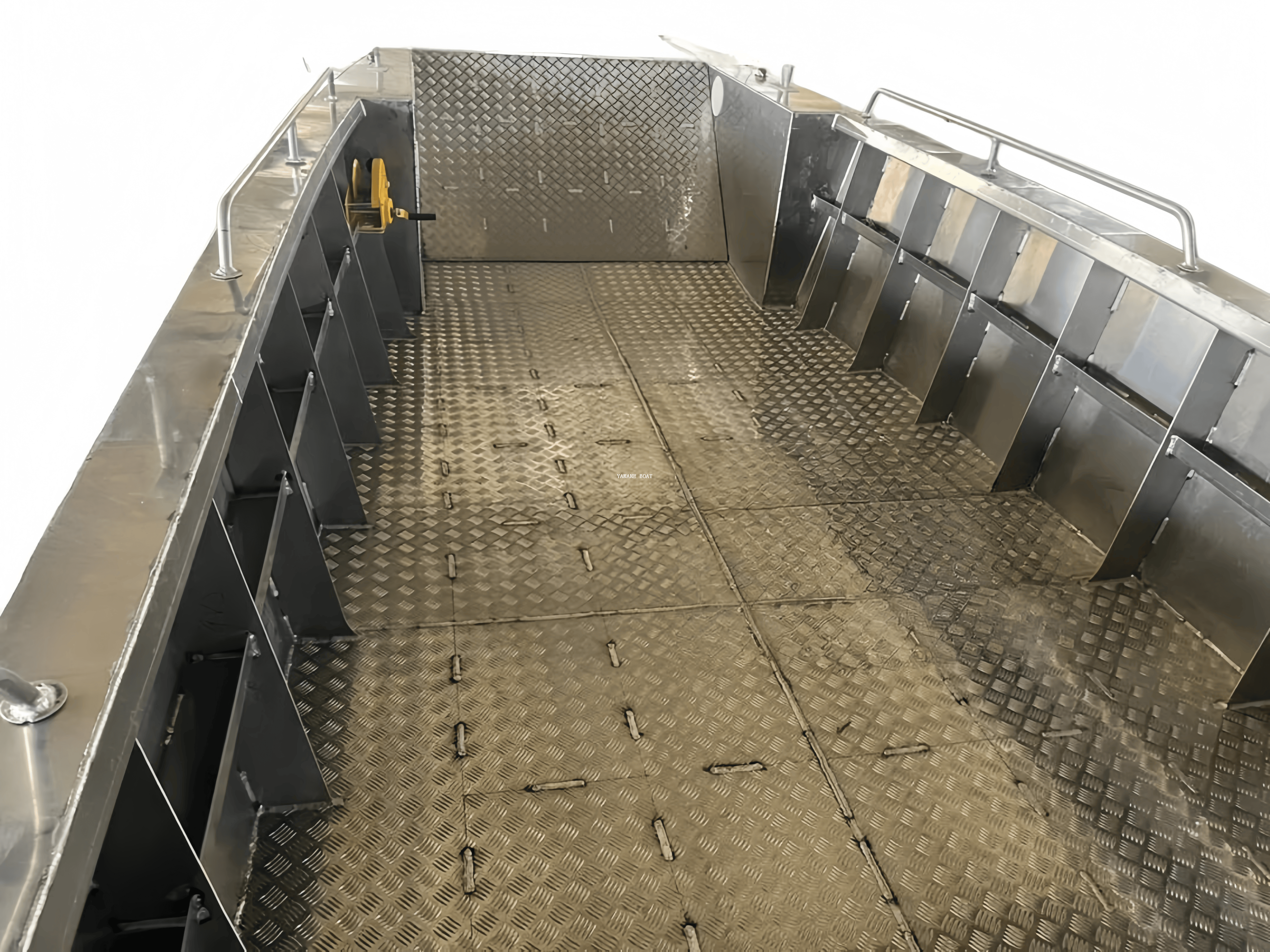 Lancha de desembarco de aluminio de 8 m con tapa en T 
