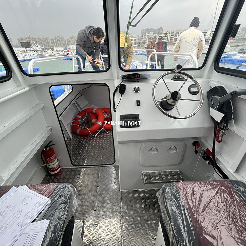 Barco de trabajo de rescate de buceo piloto de patrulla de aluminio de 9,55 m