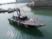 Barco piloto de aluminio con cabina de patrulla de 11,3 m y 36 pies 