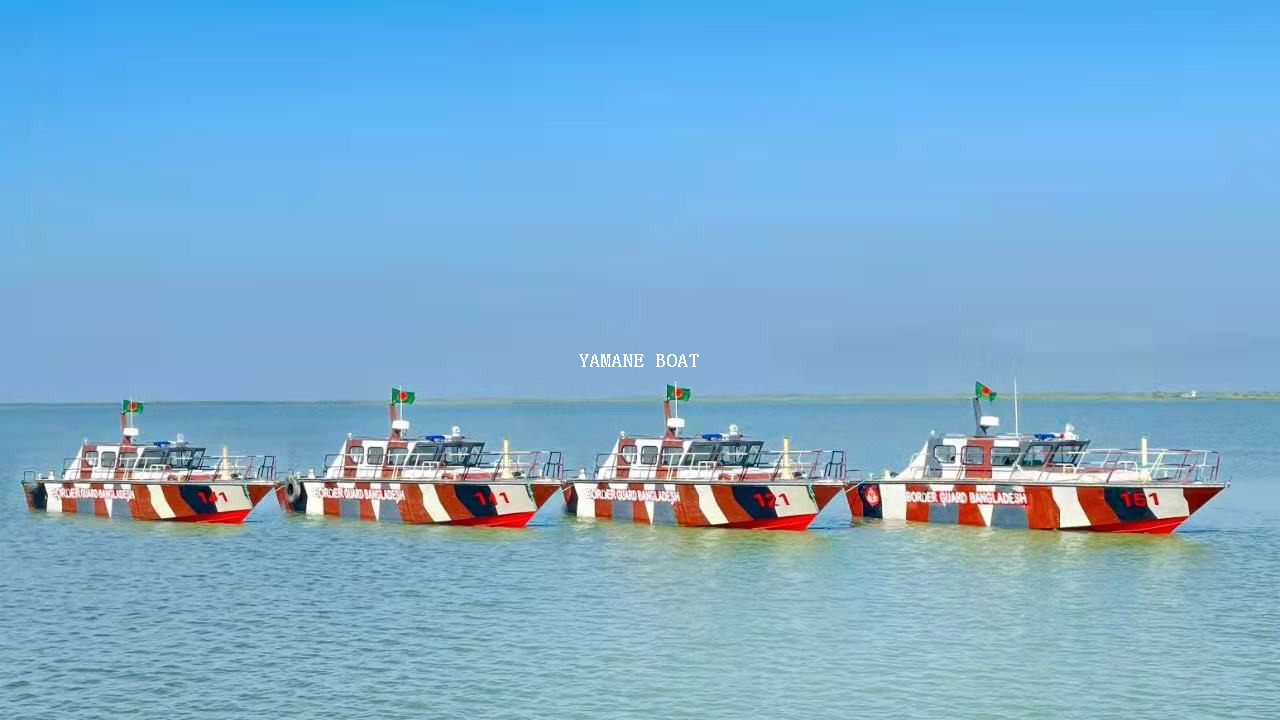 Lancha piloto de patrulla de aluminio de 11,5 m 