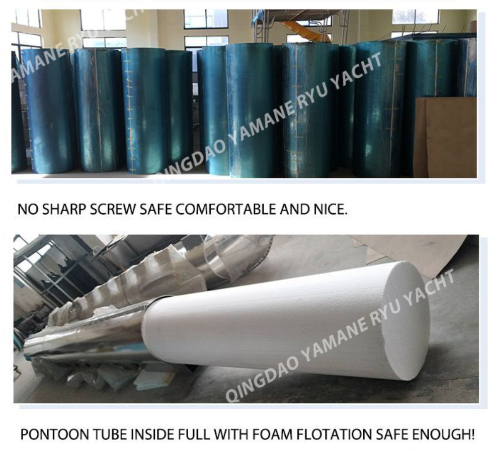 FOTO DE PRODUCCI&Oacute;N DE BARCO DE PONTON DE ALUMINIO -1