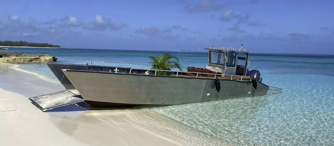 Lancha de desembarco de aluminio