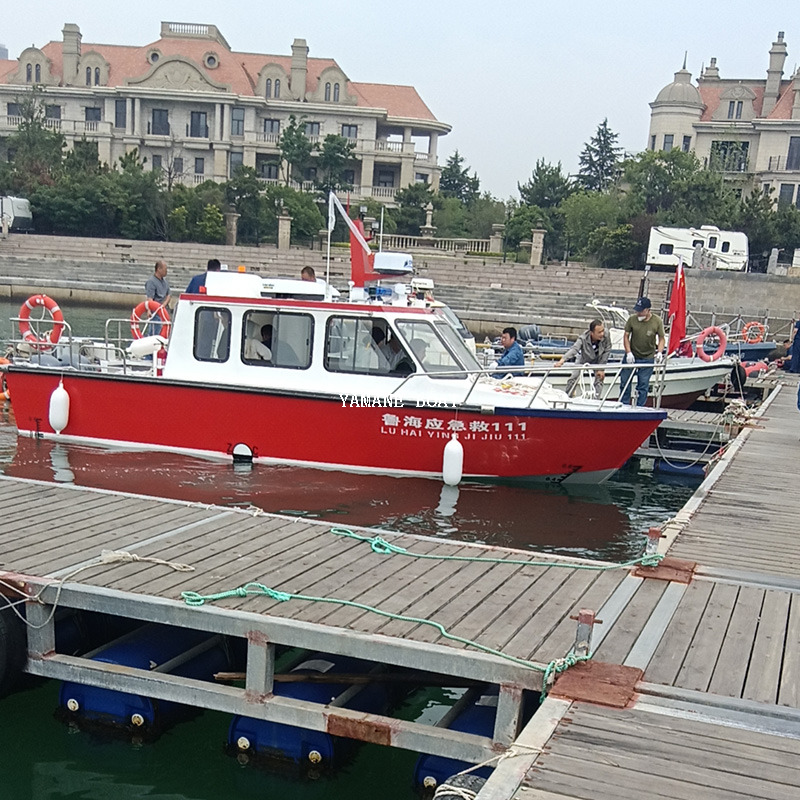 Policía de barco de trabajo de rescate piloto de patrulla de aluminio de 8,76 m