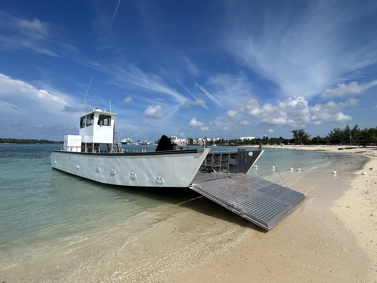 Barco de transporte de alta calidad de embarcación de desembarco de aluminio de 15 m