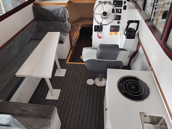 SG950F Yate yamane ryu con cabina completa de fibra de vidrio de 9,5 m (13).JPG