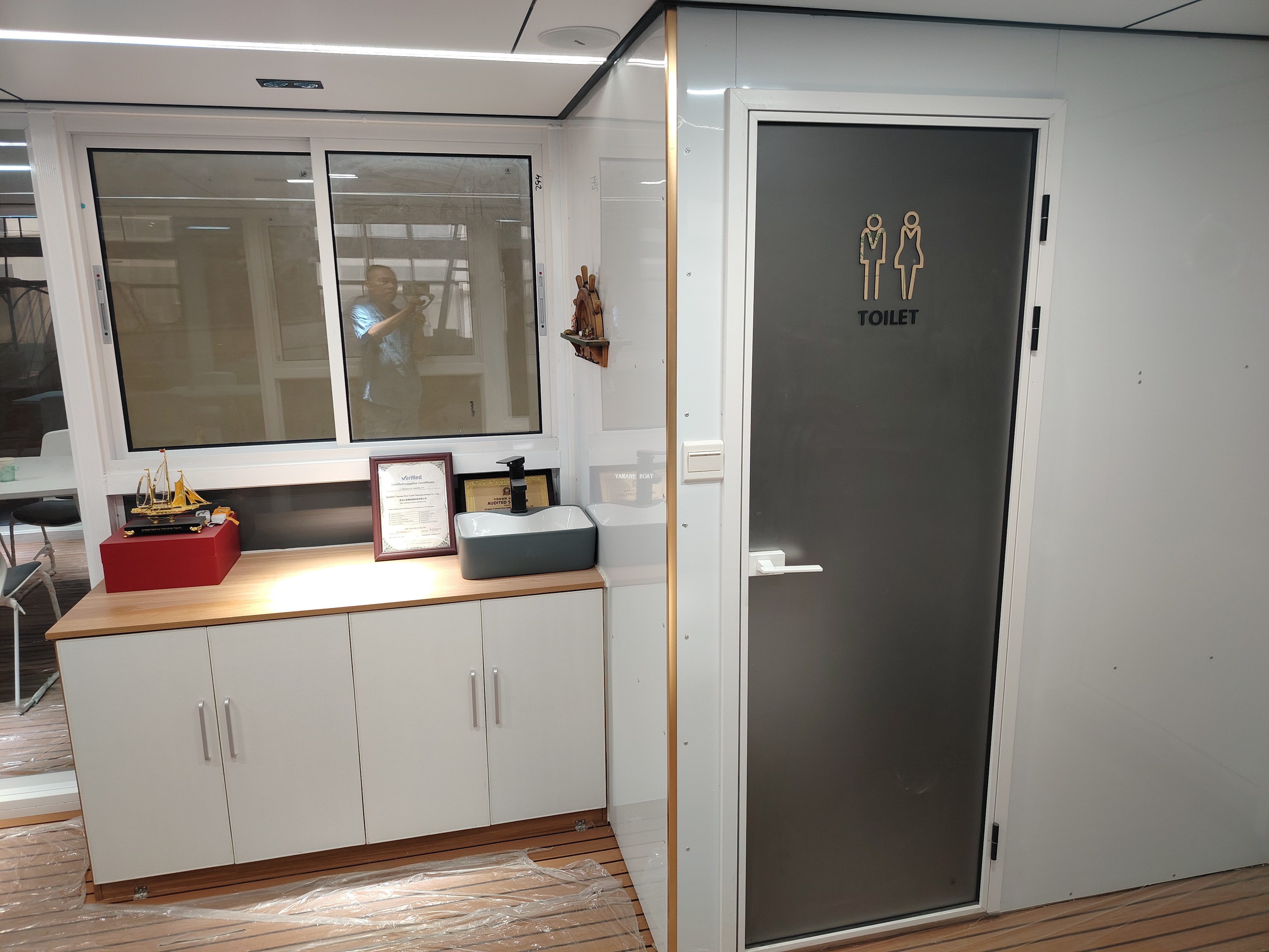 Casa barco pontón de aluminio