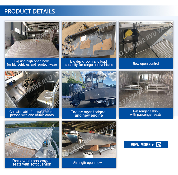 detalles del producto del barco de aterrizaje
