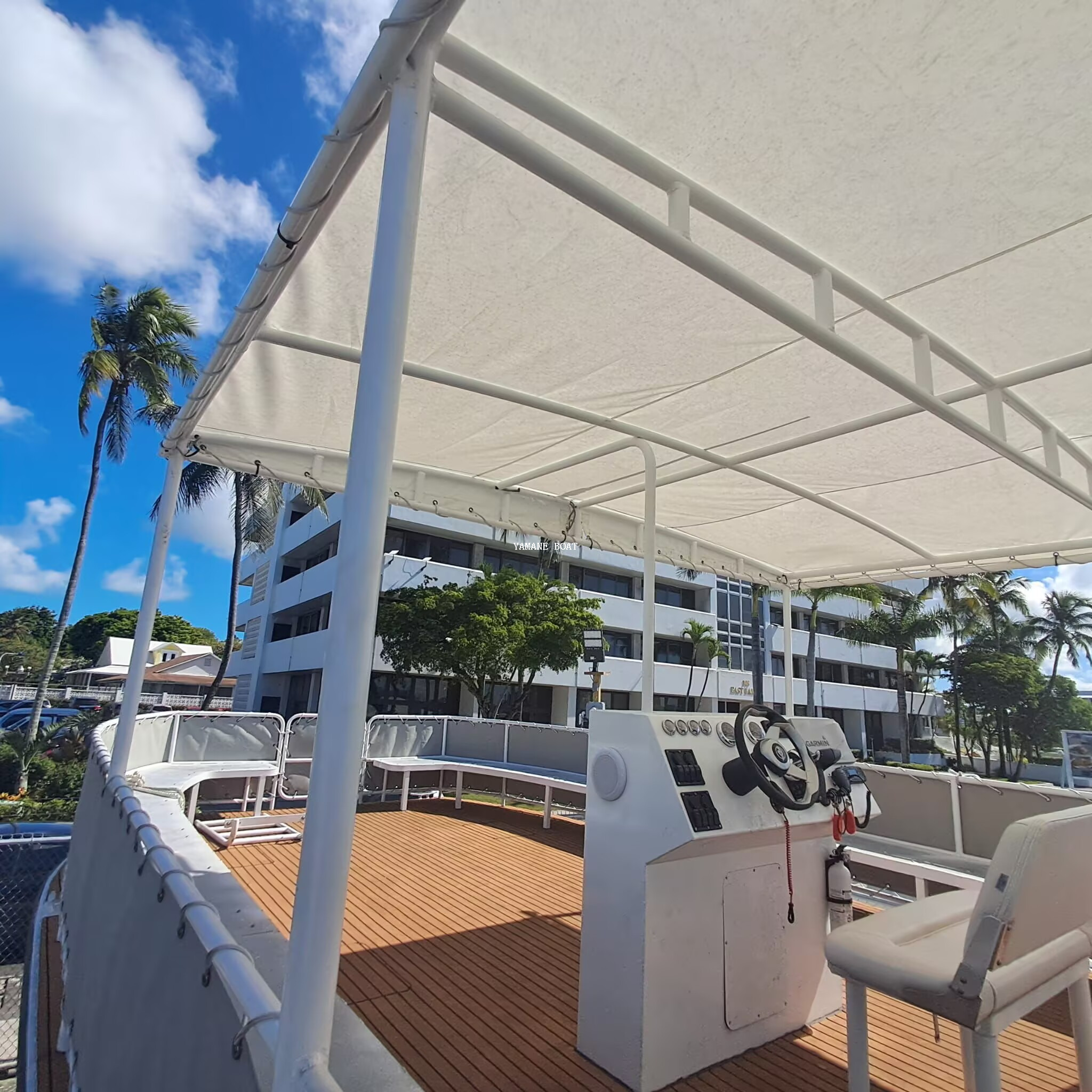 Barco de pasajeros turístico de fiesta catamarán de aluminio de 11,5 m 