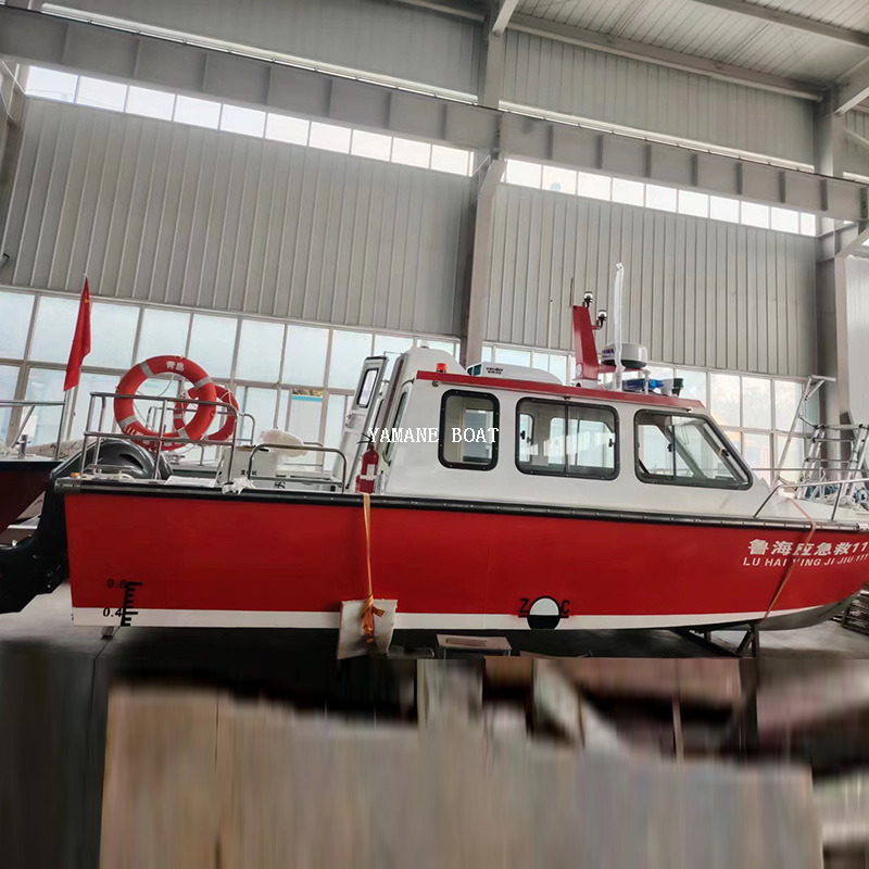 Policía de barco de trabajo de rescate piloto de patrulla de aluminio de 8,76 m