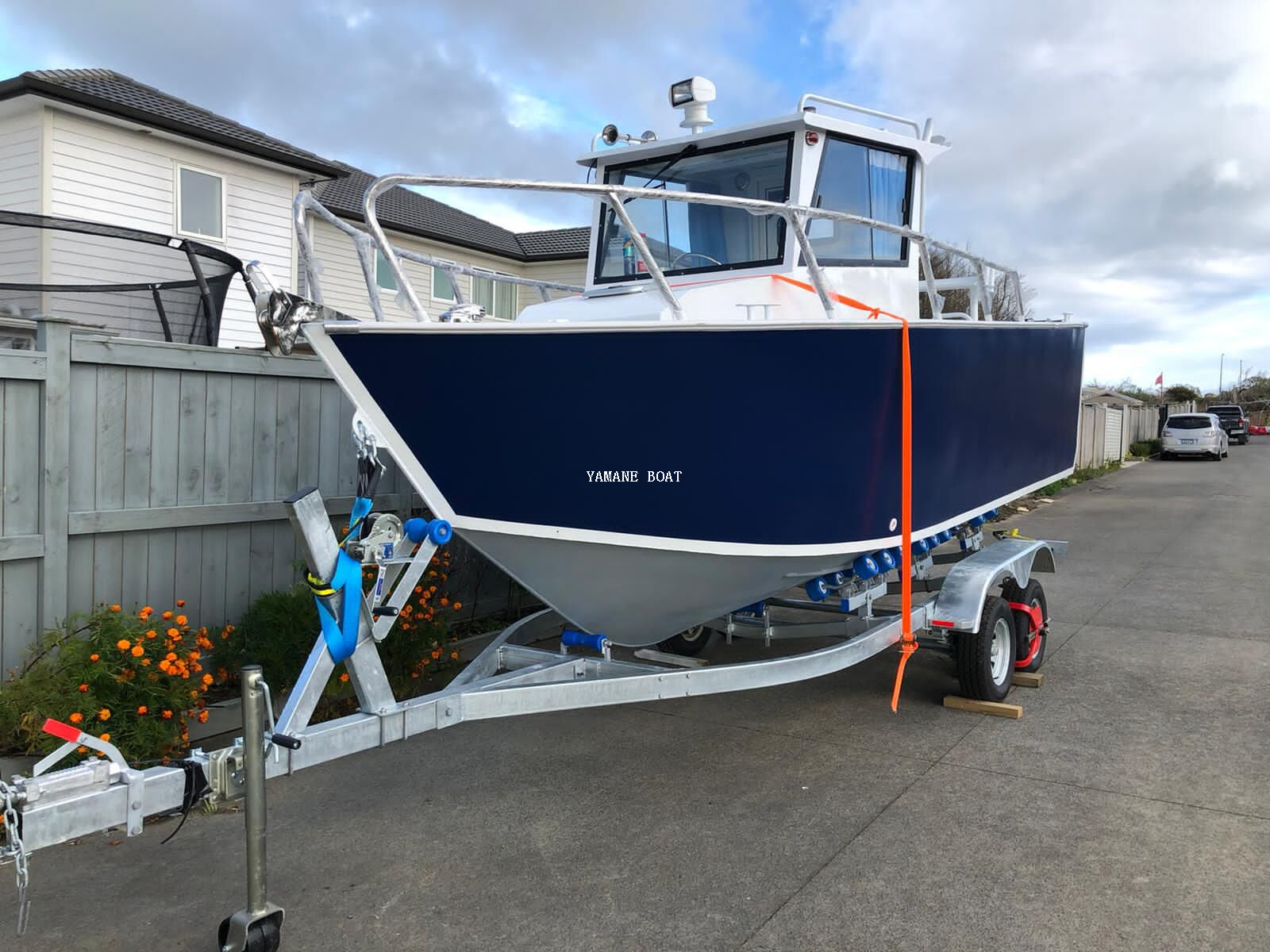 Barco de pesca de aluminio Center Console