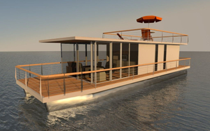 alu alloy aluminum aluminium restraunt tourist flotation pontoon house boat dock yamane yacht manufacturer (30).jpg