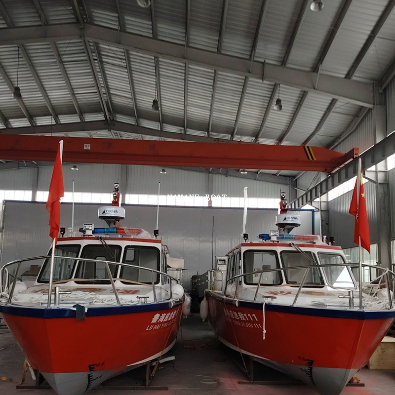 Policía de barco de trabajo de rescate piloto de patrulla de aluminio de 8,76 m
