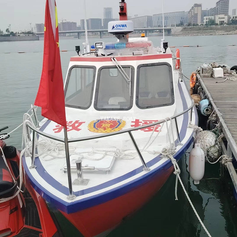 Policía de barco de trabajo de rescate piloto de patrulla de aluminio de 8,76 m
