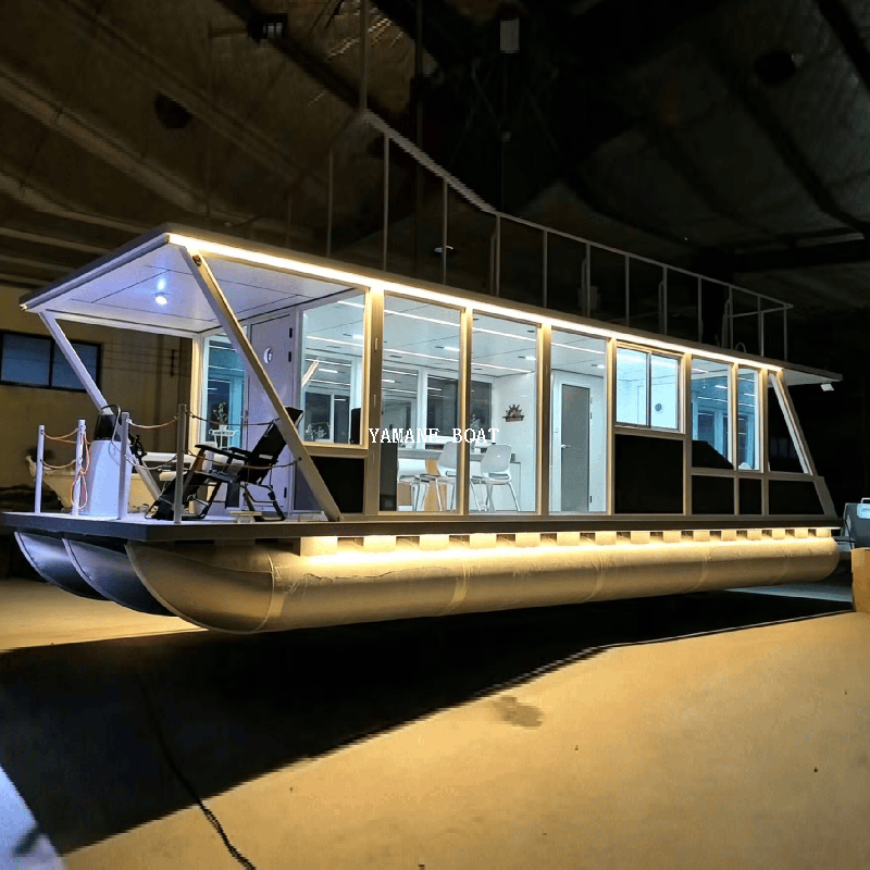 Yate de aluminio de Yamane del barco pontón de la casa de SG1150N el 11.5m