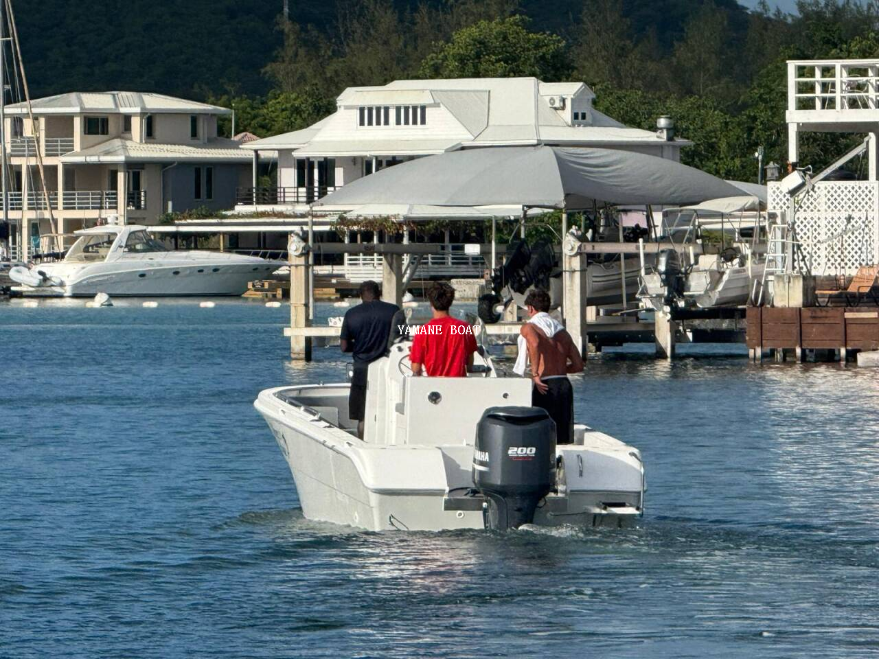 Barco de pesca de yate de velocidad de fibra de vidrio de 7,20 m y 24 pies