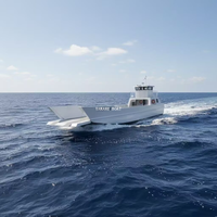 Lancha de desembarco de aluminio de 25 m para material de vehículos de transporte de carga