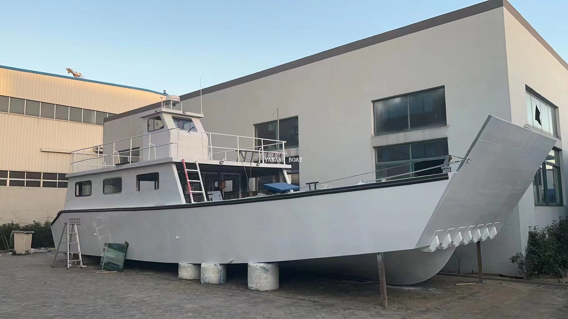 Barco de transporte de alta calidad de embarcación de desembarco de aluminio de 15 m