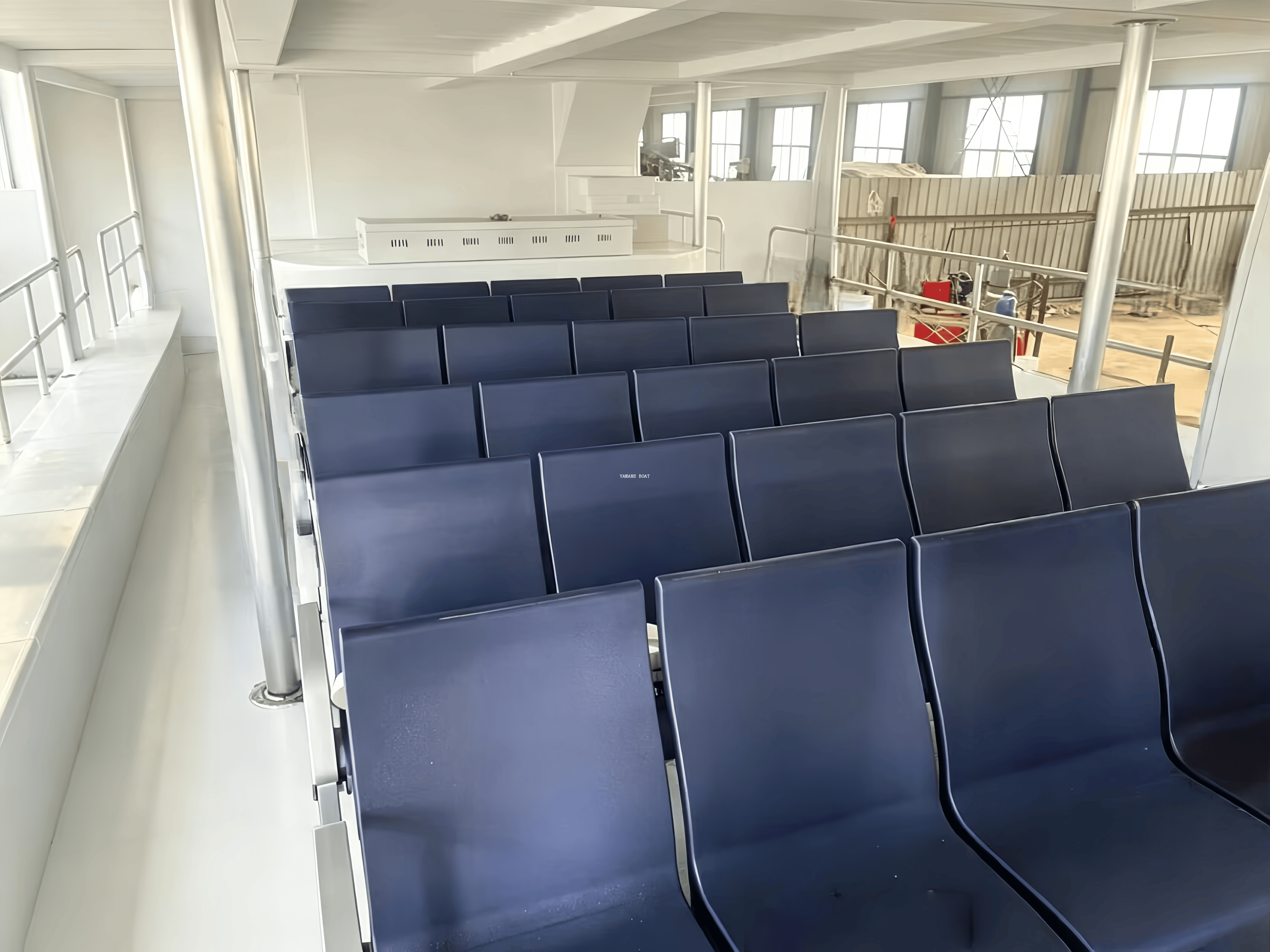 Barco de pasajeros catamarán de aluminio de 50 pies para visitas turísticas y turismo
